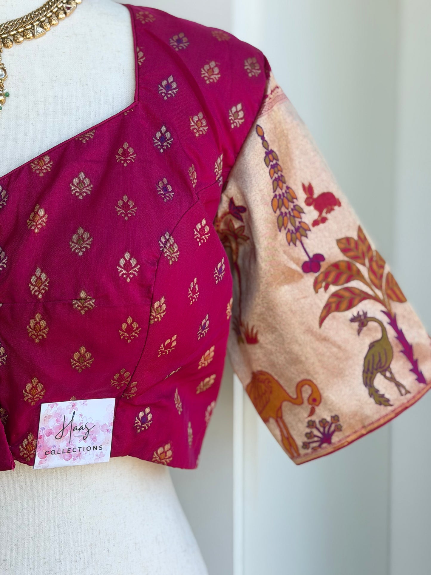 Banaras Brocade Blouse | Saree Readymade Blouses in USA