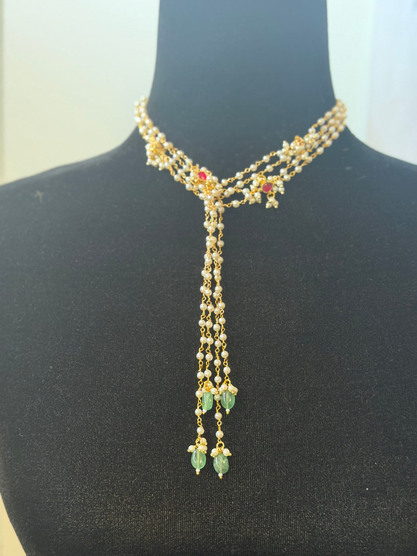 Pearl Kundan Hair Accessories | Traditional Indian Jewelry