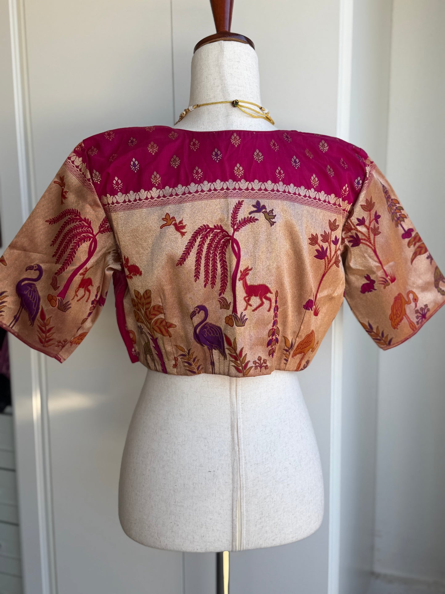 Banaras Brocade Blouse | Saree Readymade Blouses in USA