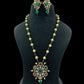 AD Victorian Pendant Pearl Nacklace With Earrings | Indian Traditional Jewelry