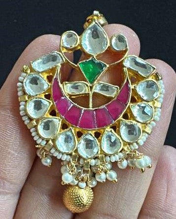 Jadau Kundan Maang Tikka | Traditional Maang Tikka