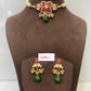 Ahamadabadi Kundan Choker Set | Handmade jewelry | Indian jewelry in USA
