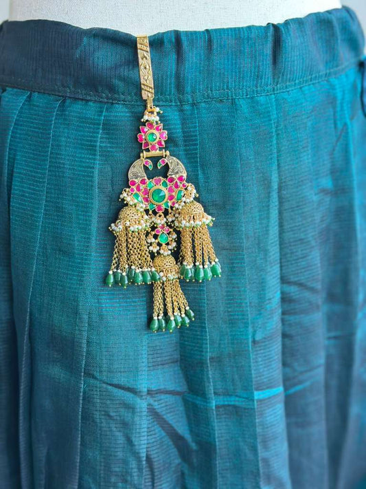 Traditional Waist Challa | Kundan Juda | Waist Belt Ornament | Gift Idea