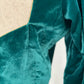 Rama green velvet blouse | Saree blouses in USA