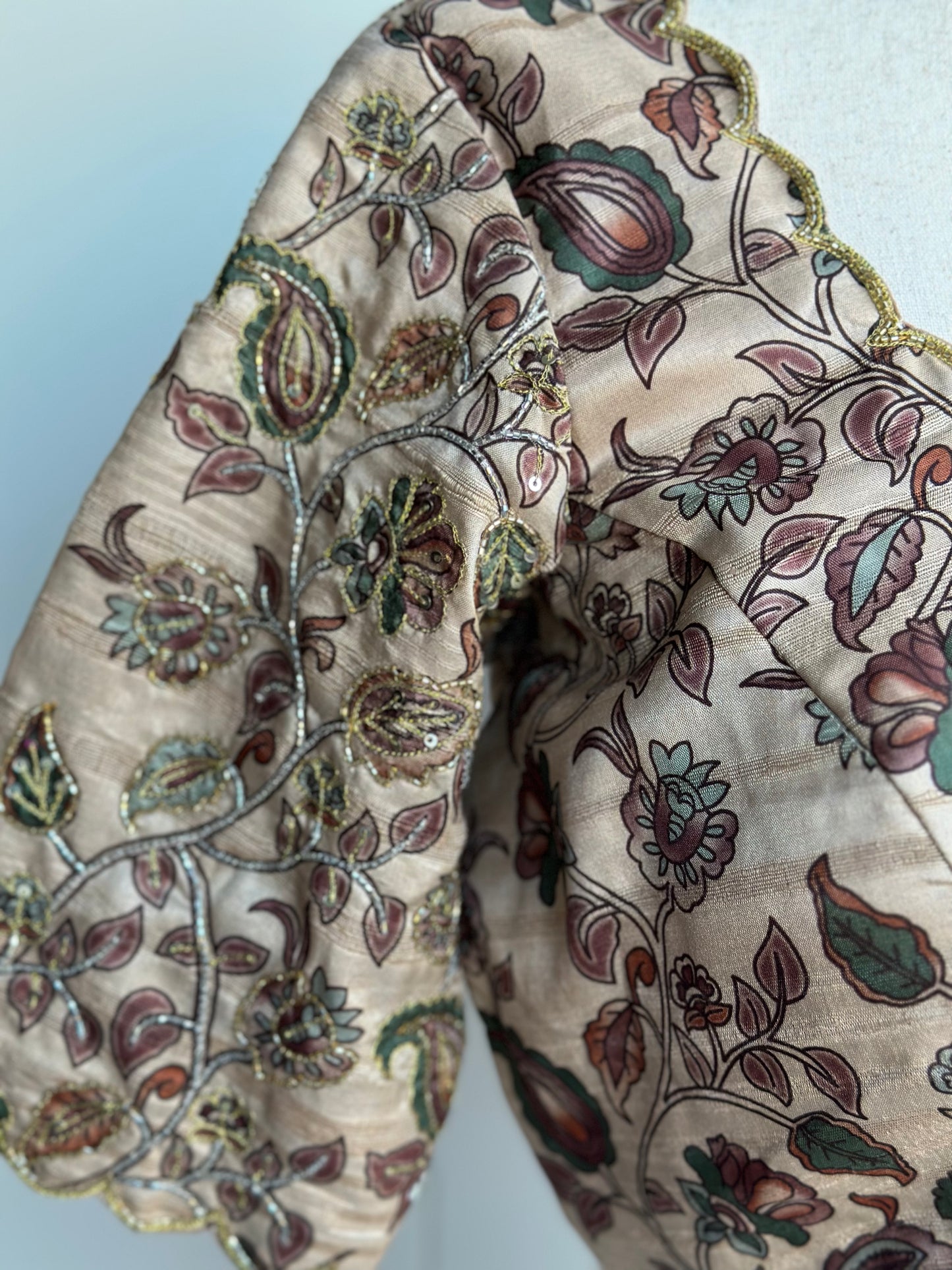Embroidery Kalamkari blouse | Saree blouses in USA