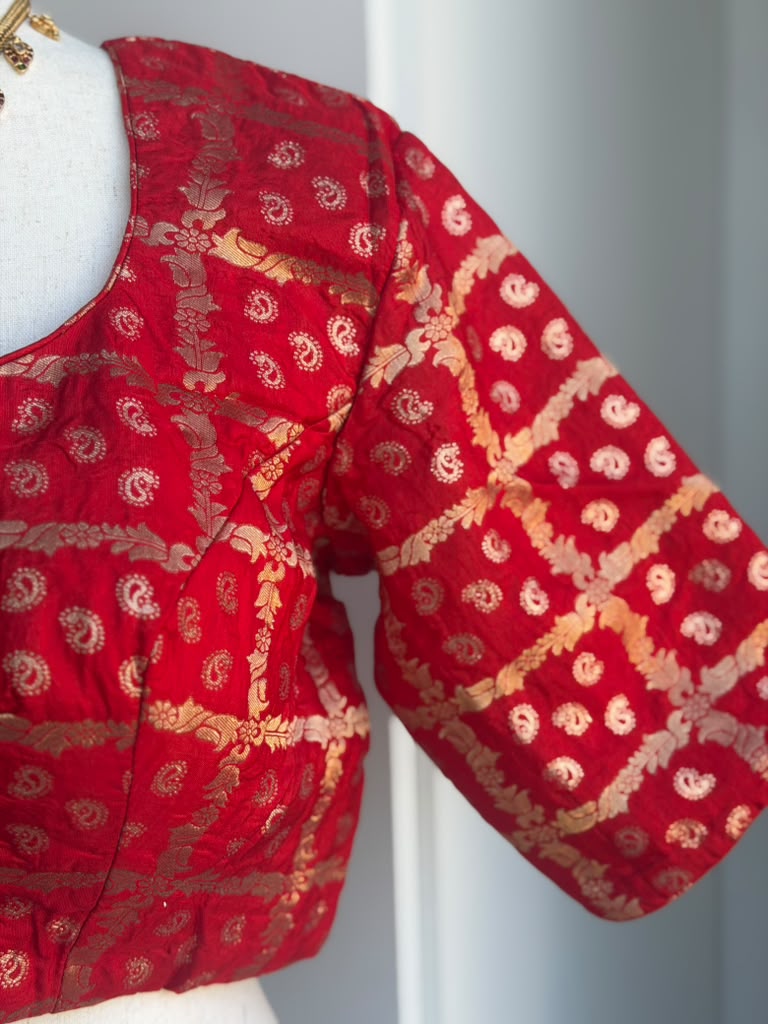 Banaras Brocade Blouse | Readymade Blouses In USA
