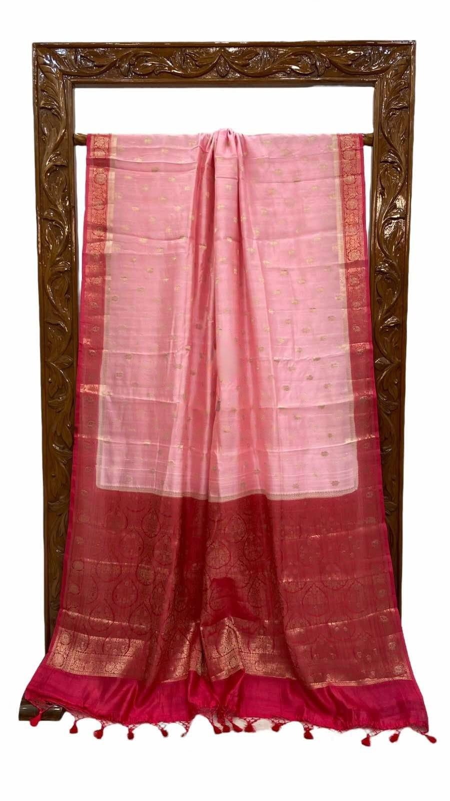 Pure chiniya silk saree | Silk mark certified saree