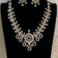 Moissanite necklace | Indian jewelry in USA | Bridal jewelry