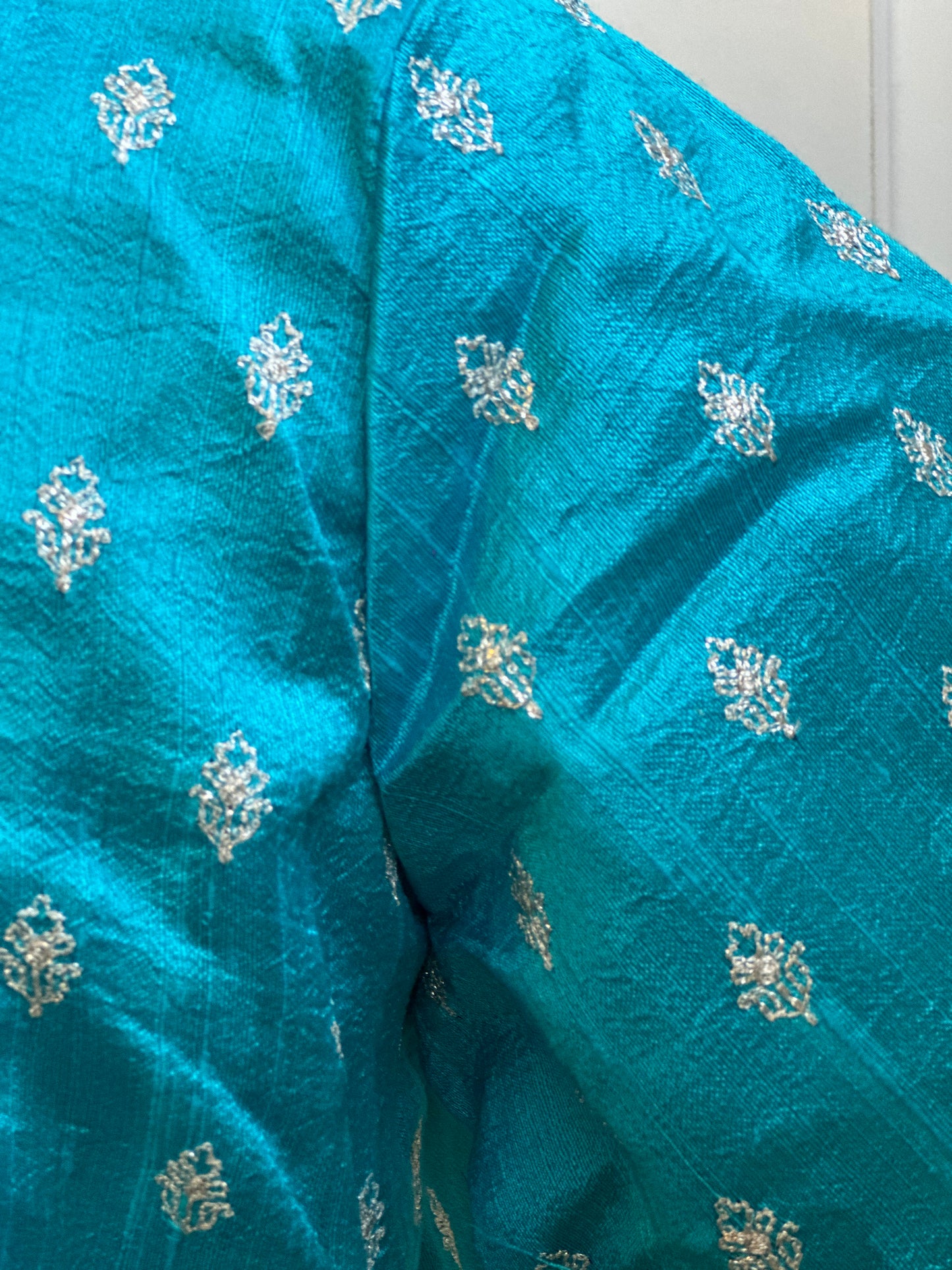 Rawsilk embroidery blouse | Saree blouses in USA