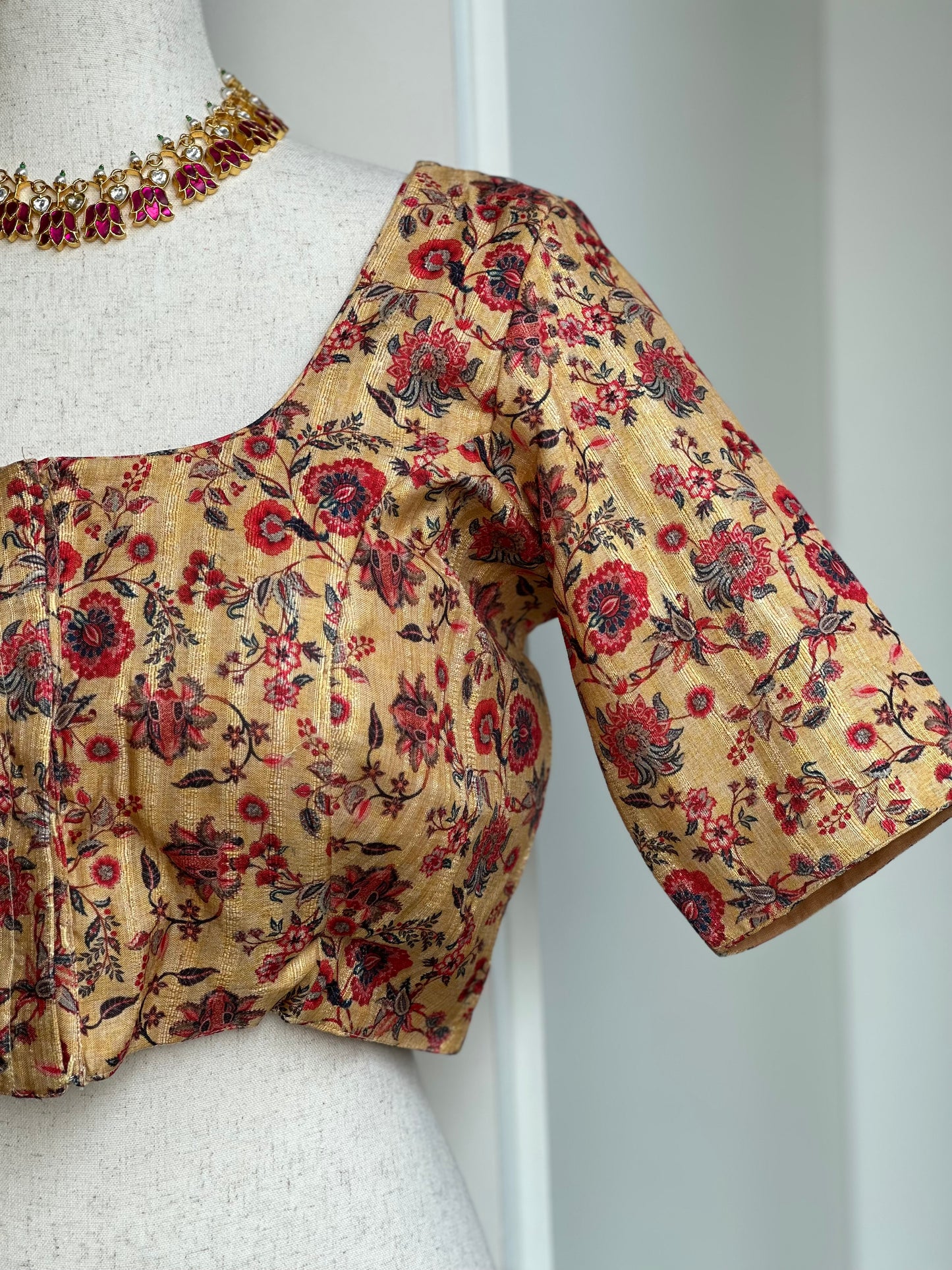 Printed silk blouse | Saree blouses in USA