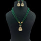Polki Kundan Pendant Beads Mala Necklace | Indian Jewelry
