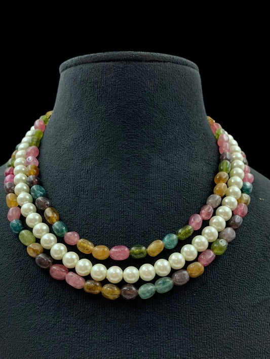 Beads & Pearl Choker | South Indian jewelry