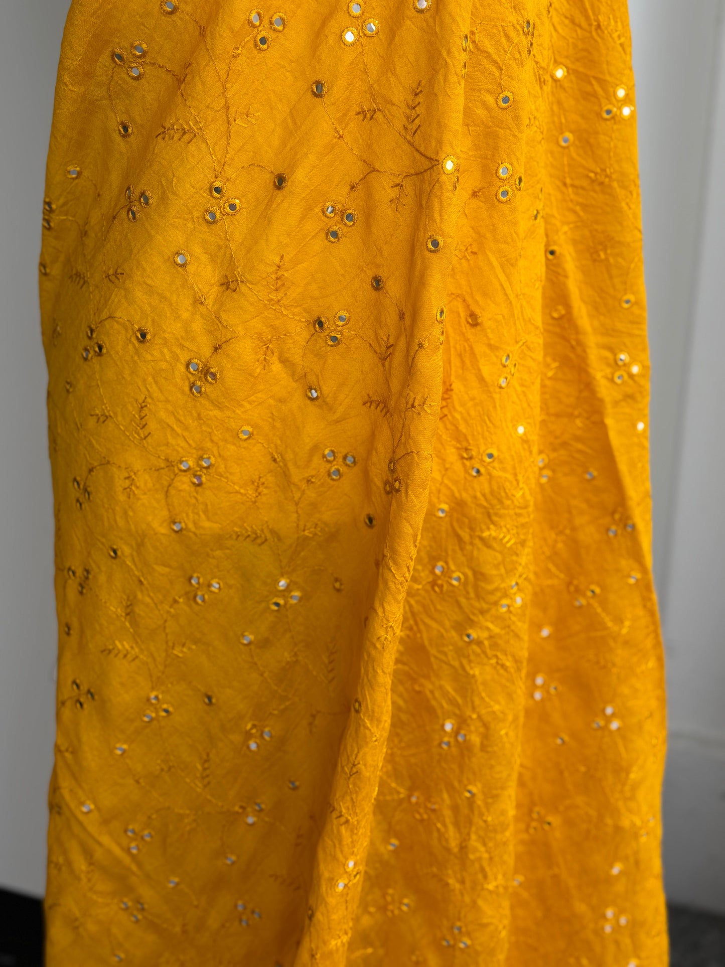 Chanderi Embroidered Dupatta | Mirror Work Dupatta | Party Wear Dupatta