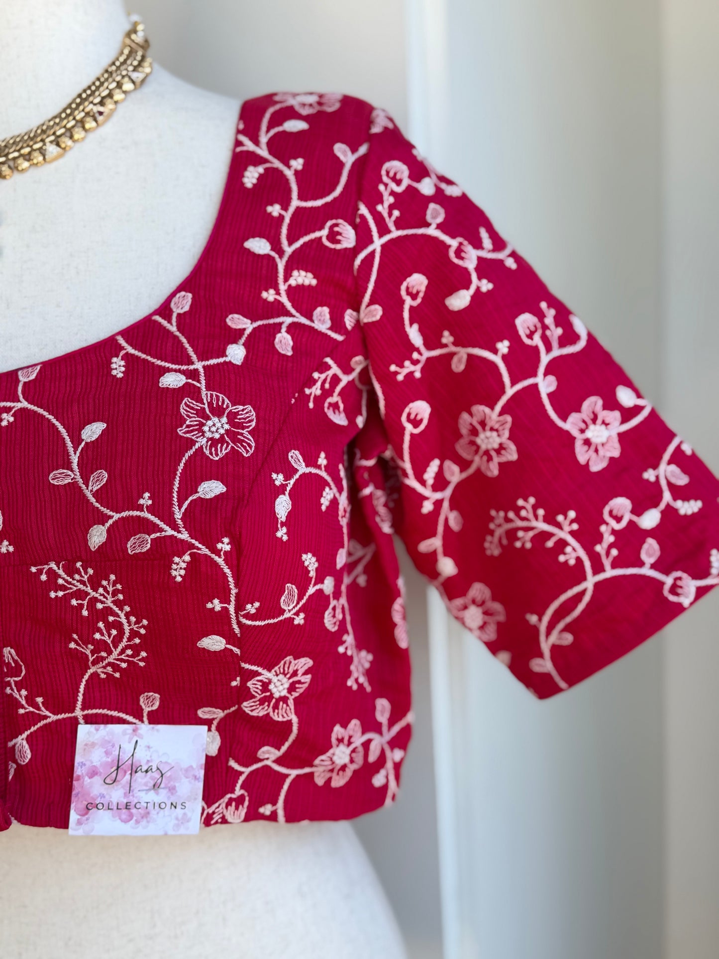 Thread Embroidery Blouse | Custom Blouse