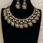 Victorian moissonite necklace set | latest Indian jewelry
