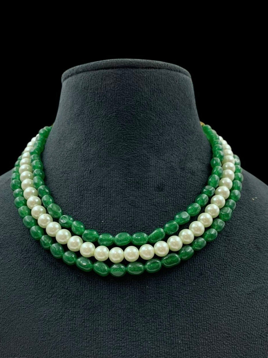 Beads & Pearl Choker | South Indian jewelry