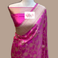 Pure Katan silk jaal saree