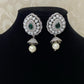 Diamond look alike earrings