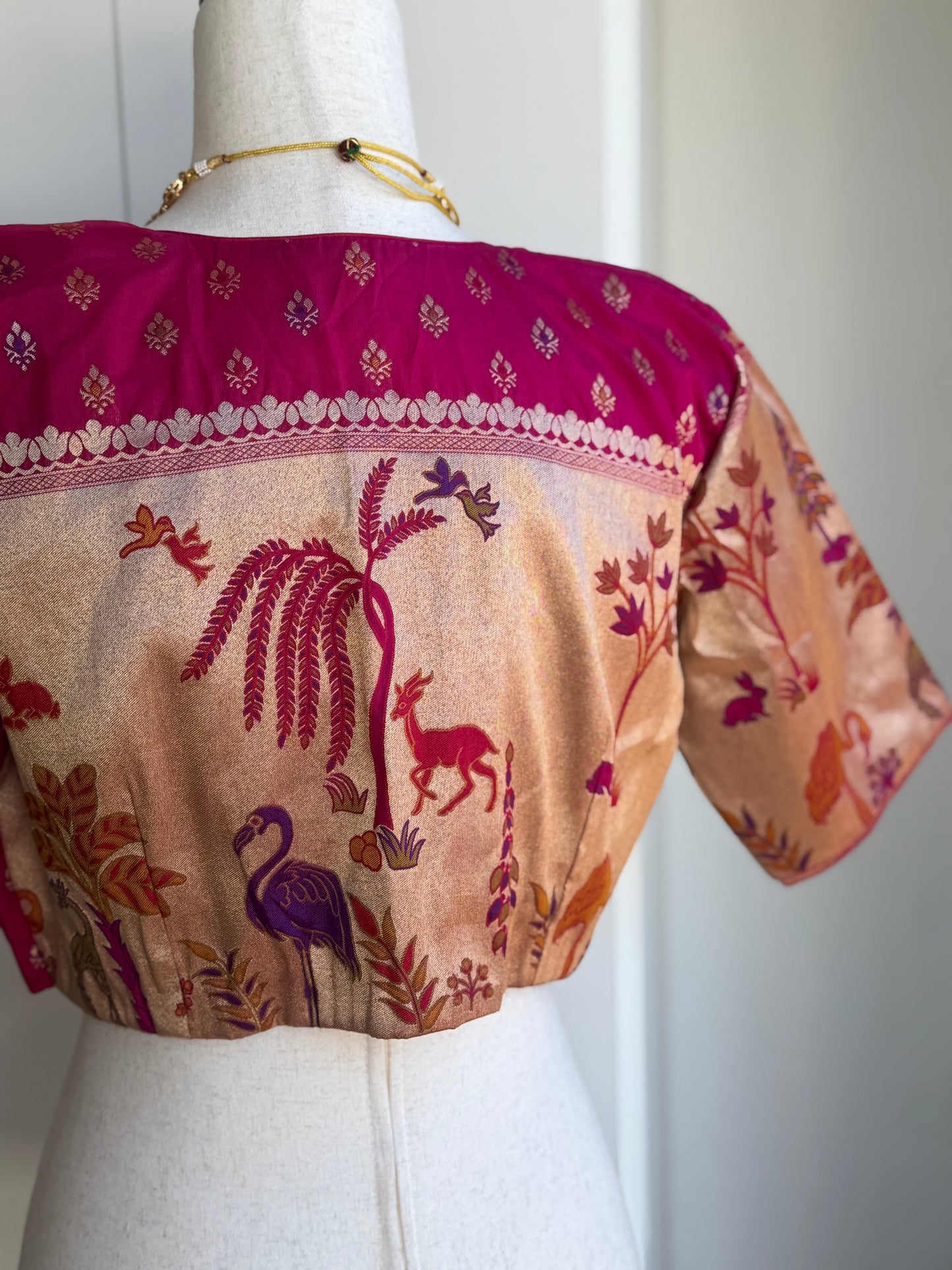 Banaras Brocade Blouse | Saree Readymade Blouses in USA