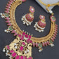 Antique Jadau Kundan Jilebi Necklace  | Indian wedding jewellery