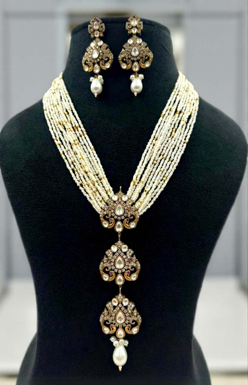Victorian Pendant Pearl Necklace | Indian Jewelry In USA