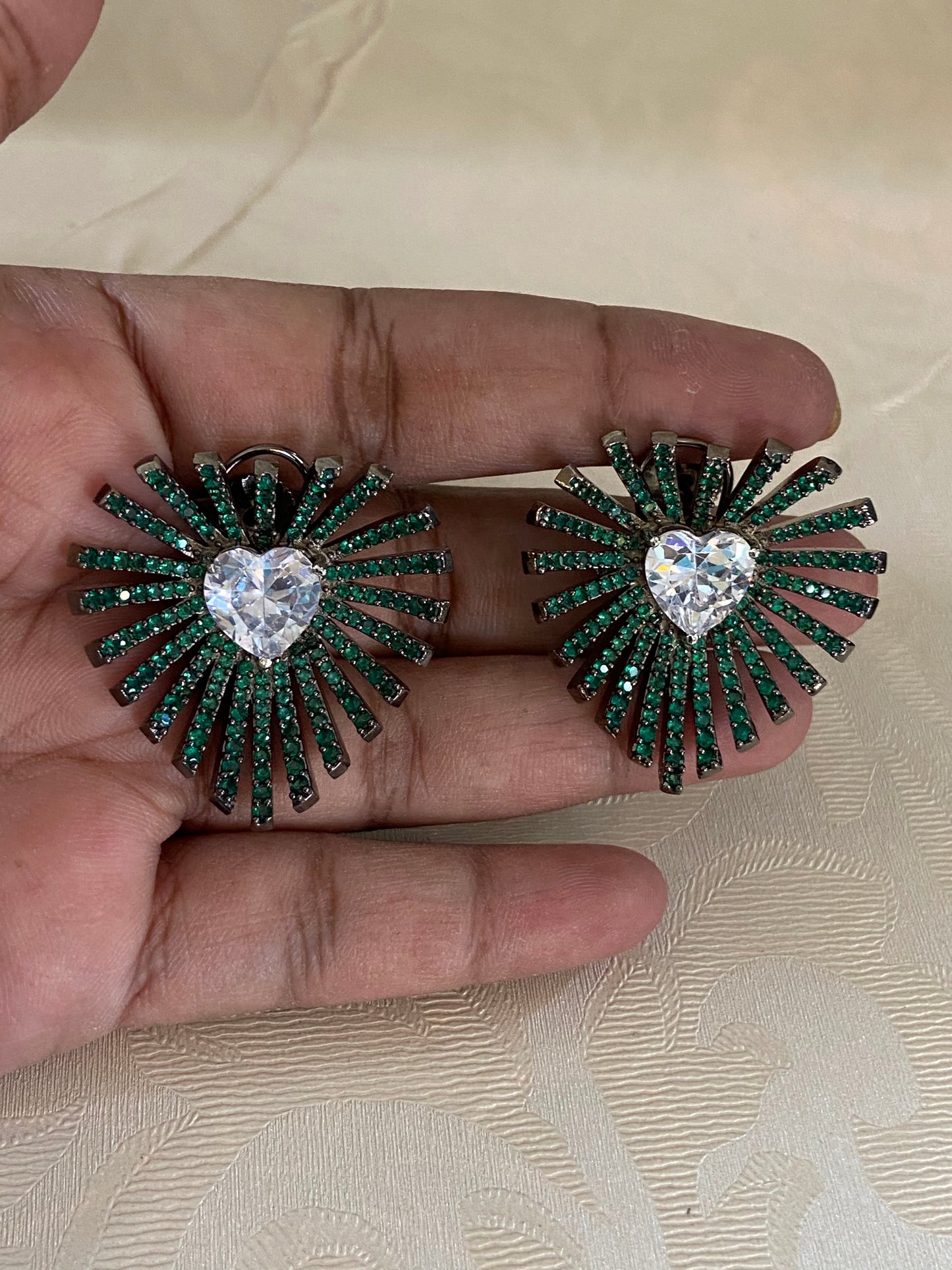 Victorian ad earrings| Latest Indian jewelry
