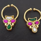 Antique Jadau Kundan Septum Ring|  Indian Nose Ring