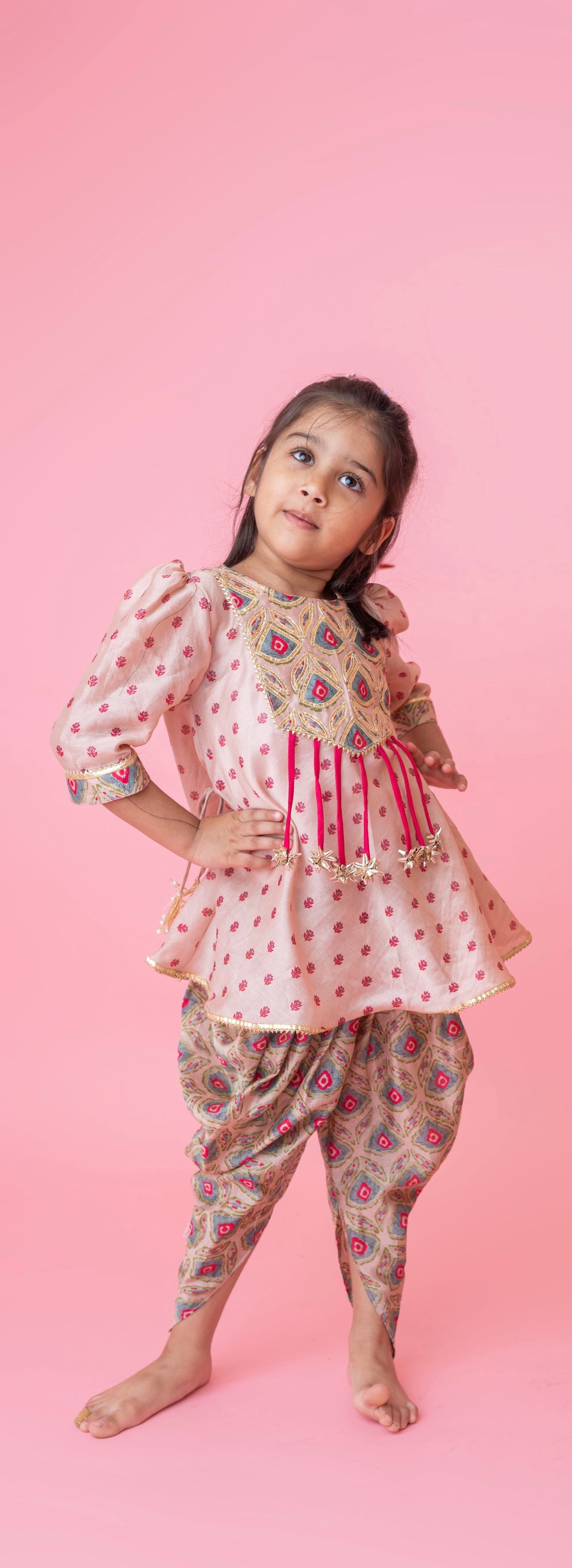 Girls  Kurti & Dhoti