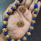 Antique Nakshi Balls Thread Necklace With Studs | Handmade Necklace
