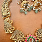 Antique Temple Lakshmi Pendant Necklace | Bridal jewelry