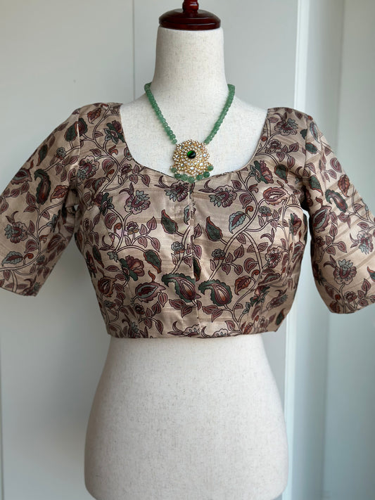 Kalamkari printed blouse | Saree blouses in USA