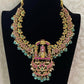 Jadau kundan Balaji necklace | Bridal jewelry