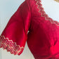 Raw Silk Hand Embroidery Blouse | Saree Blouses in USA
