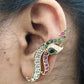 CZ Peacock Ear Cuffs | Indian Traditional Jewelry In USA