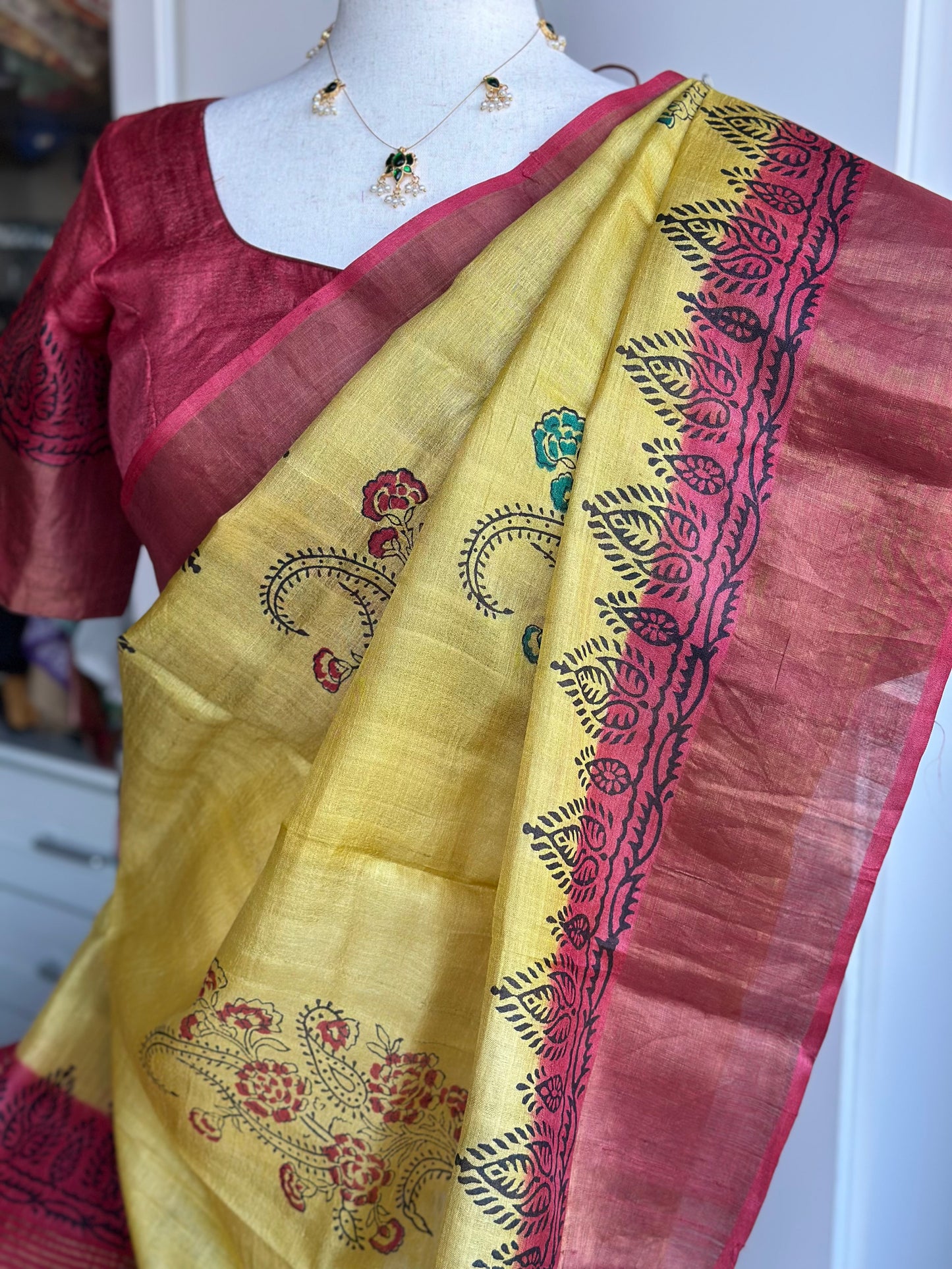 Pure tussar saree | Sarees in USA