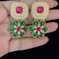 Jadau Kundan earrings | Ad earrings | Latest Indian earrings