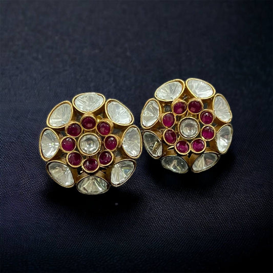 Moissanite earrings | big size earrings