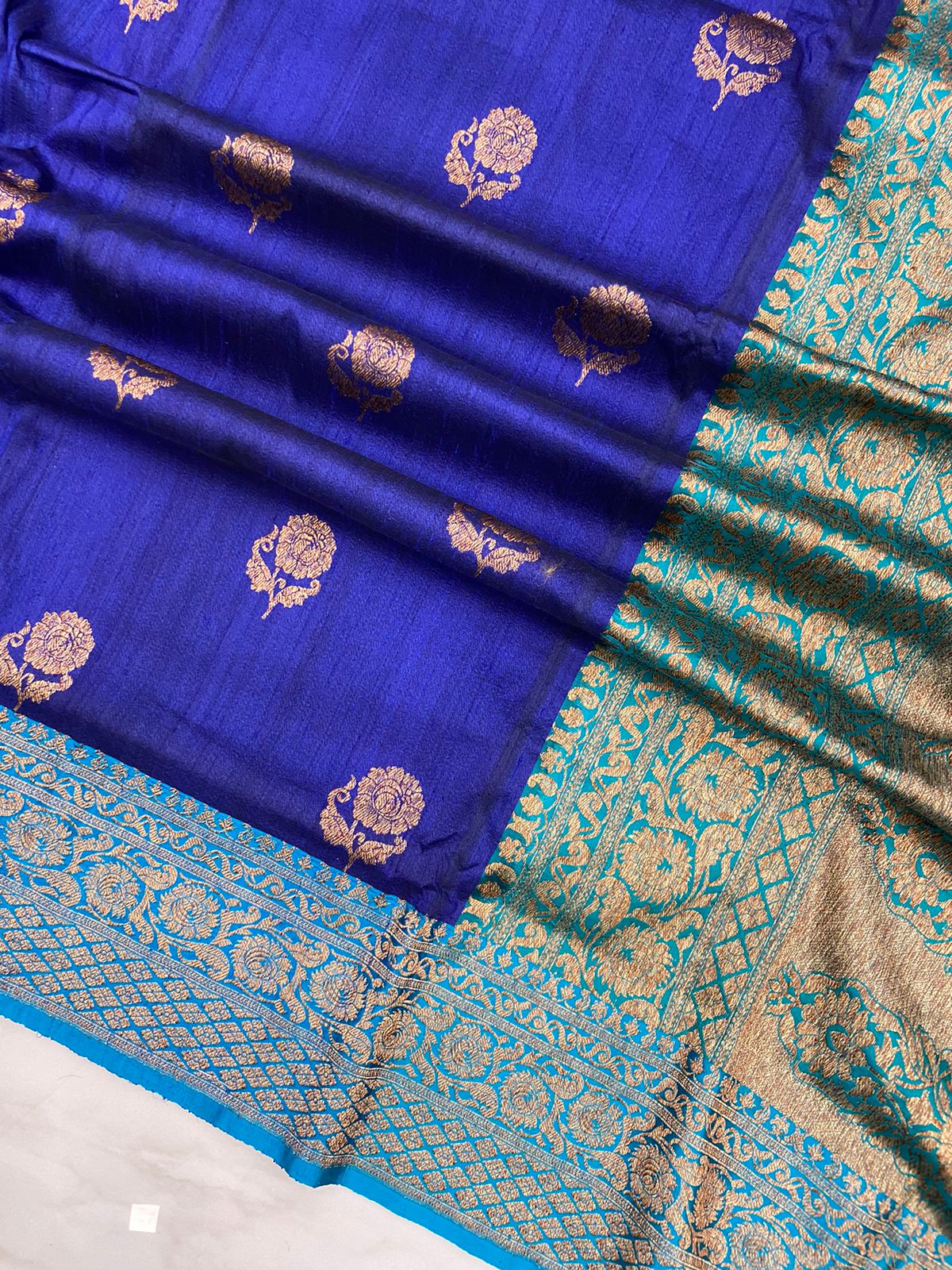 Tussar Banaras handloom saree | Party wear saree