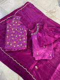 Satin embroidery fancy saree | Party wear saree | Sarees in USA
