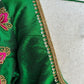 Rawsilk embroidery blouse | Readymade embroidery blouses in USA