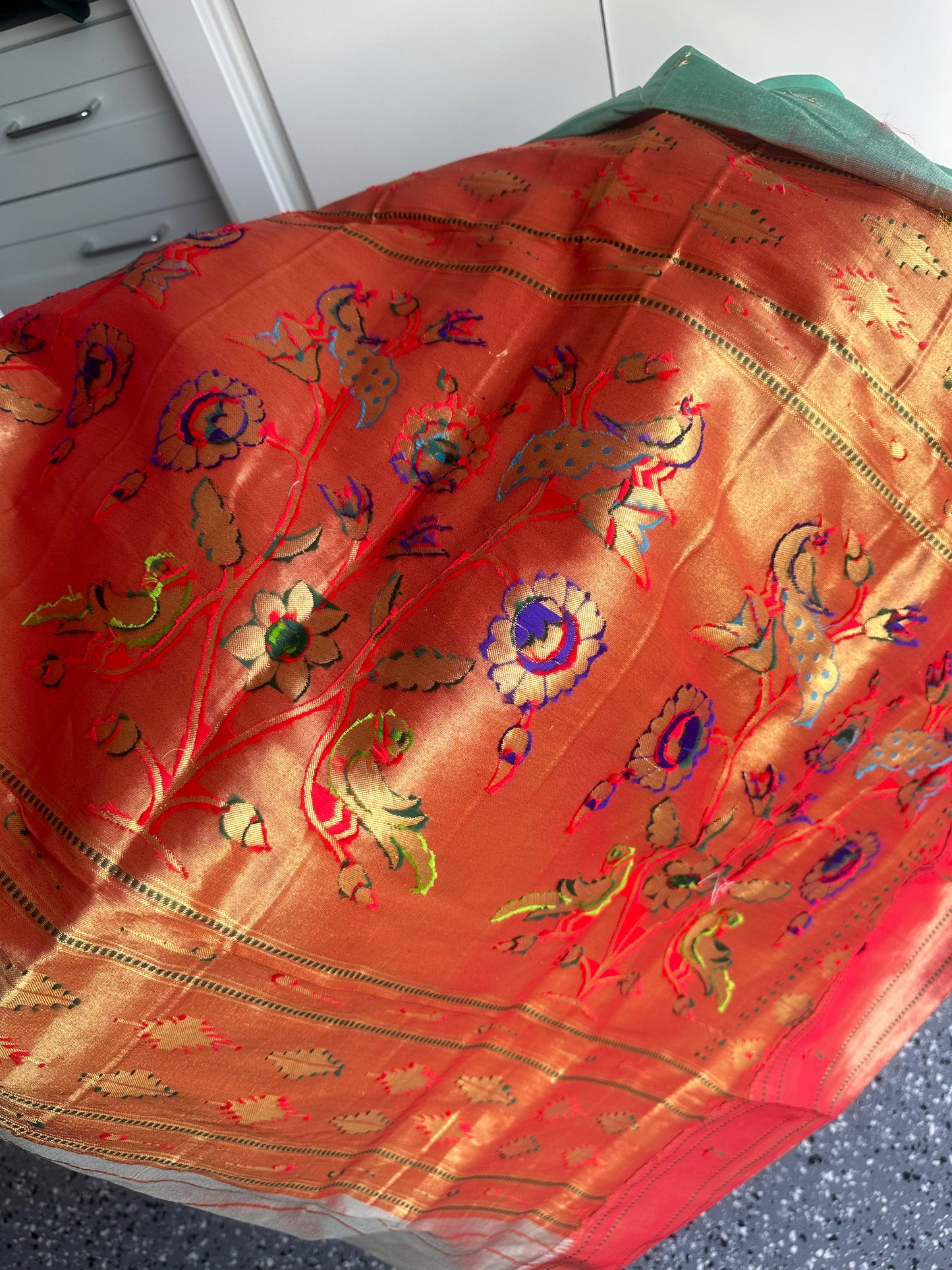 Pure paithani pattu saree | Sarees in USA | Muniya border saree