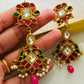 Jadau Kundan earrings | Indian jewelry