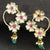 Jadau Kundan Earrings | Floral Antique Jadau Earrings