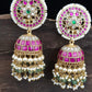 Jadau Kundan Jumki Earrings | Indian Earrings | Gift Idea