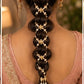 Pearl Kundan Hair Accessories | Traditional Indian Jewelry