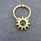 Antique Jadau Kundan Septum Ring| Indian Nose Ring