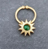 Antique Jadau Kundan Septum Ring| Indian Nose Ring