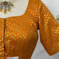 Mustard brocade blouse | Saree blouses in USA