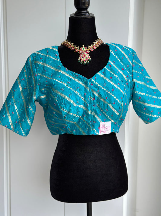 Pure silk bandini blouse | Saree blouses online