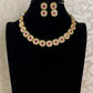 Polki stones necklace | Simple necklace
